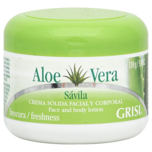 Grisi Face and Body Lotion, Aloe Vera