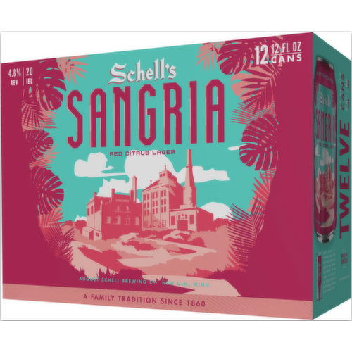 Schell's Sangria 12 Pack Cans