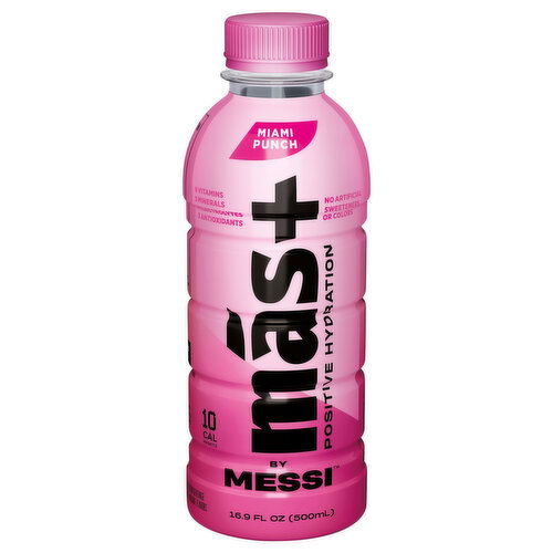 Mas+ by Messi Hydration Beverage, Miami Punch