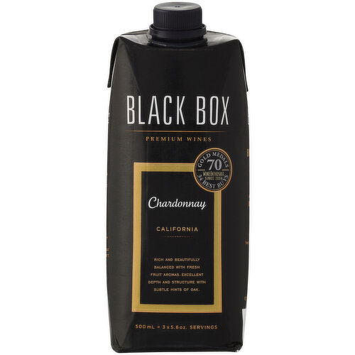 Black Box Chardonnay White Wine 500ml Tetra 