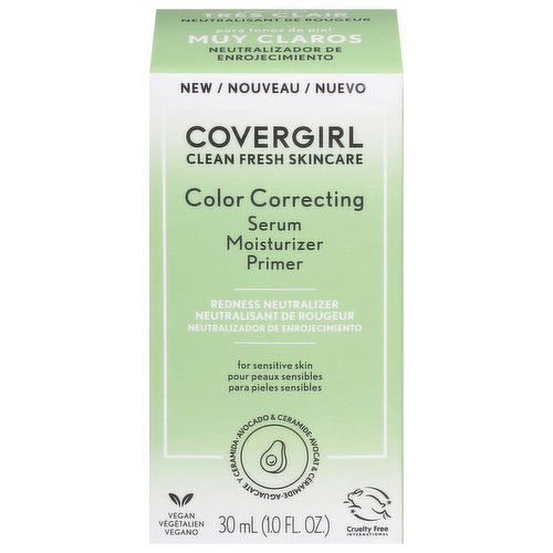 CoverGirl Serum + Moisturizer + Primer, Color Correcting