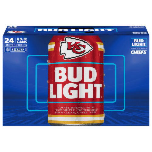 Bud Light KC Chiefs Beer