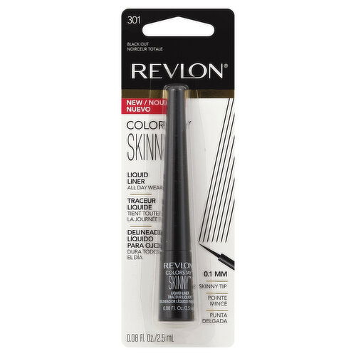Revlon ColorStay Liquid Liner, Skinny, Black Out 301