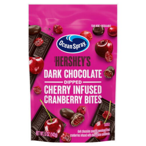 Ocean Spray Cranberry Bites, Dark Chocolate Dipped, Cherry Infused