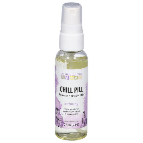 Aura Cacia Aromatherapy Mist, Calming, Chill Pill