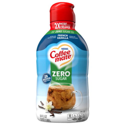 Coffee-Mate Creamer, Non-Dairy, French Vanilla, Zero Sugar