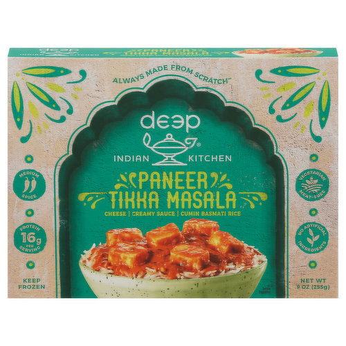 Deep Indian Kitchen Paneer Tikka Masala, Medium Spice