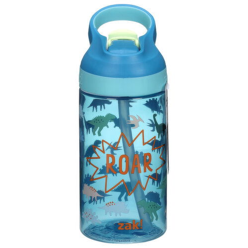 Zak! Everyday Smiles 16 oz Leak-Proof Dinomite PP Atlantic Bottle