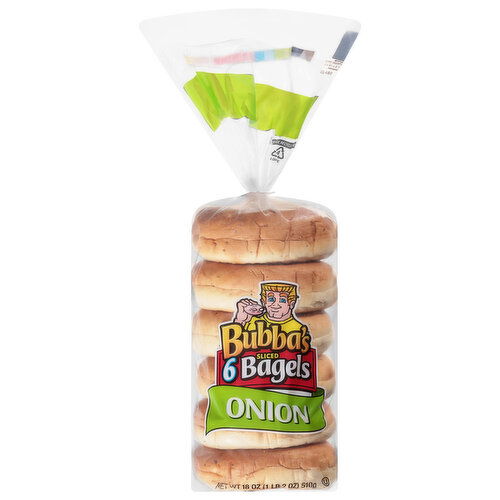 Bubba's Sliced Onion Bagels