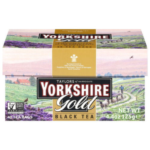 Taylors of Harrogate Black Tea, Yorkshire Gold, Tea Bags