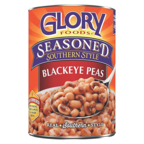 Glory Foods Blackeye Peas, Southern Style, Seasoned