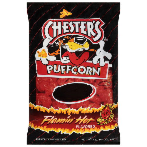 Chester's Puffcorn, Flaming Hot Flavored