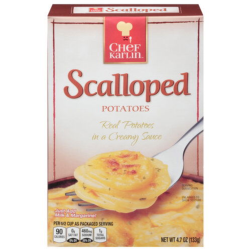 Chef Karlin Potatoes, Scalloped