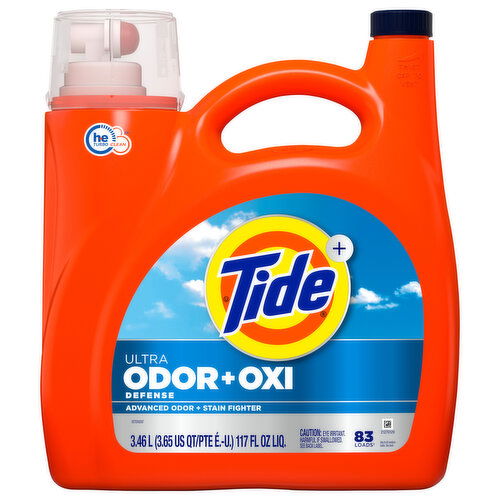 Tide + Ultra Odor + Oxi Defense Detergent