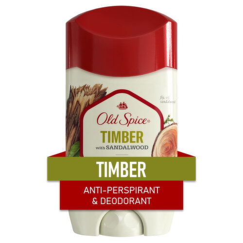 Old Spice Mind + Body Men's Antiperspirant & Deodorant Timber with Sandalwood