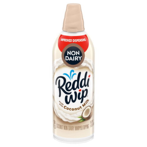 Reddi Wip Whipped Topping, Non-Dairy, Coconut