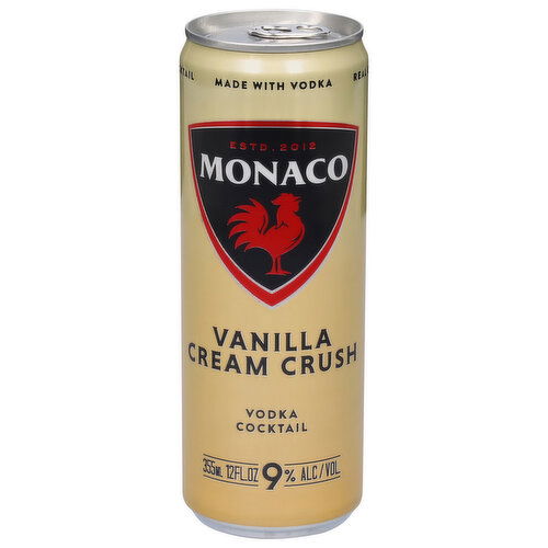 Monaco Vodka Cocktail, Vanilla Cream Crush