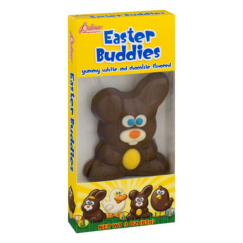 Palmer Candy, Yummy, Easter Buddies, White and Chocolate Flavored