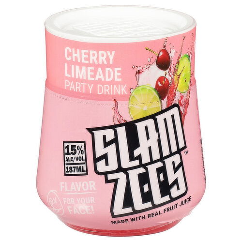 Slam Zees Cherry Limeade Party Drink