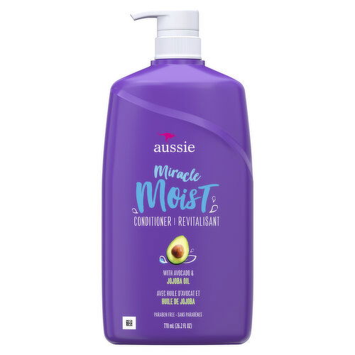 Aussie For Dry Hair - Aussie Miracle Moist Conditioner, 26.2 fl oz