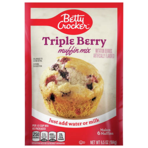 Betty Crocker Muffin Mix, Triple Berry