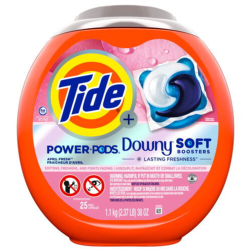 Tide + Power Pods Detergent, Downy, April Fresh