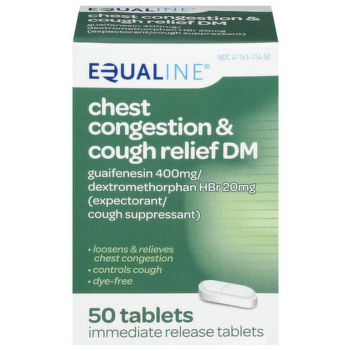 Equaline Chest Congestion & Cough Relief DM, Tablets