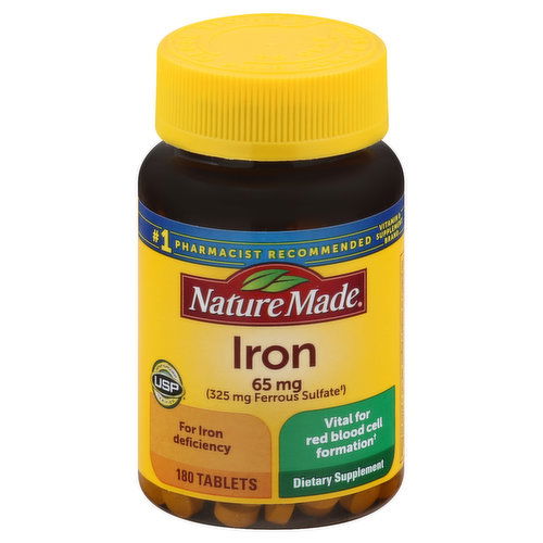 Nature Made Iron, 65 mg, Tablets