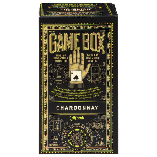 Game Box Chardonnay, California