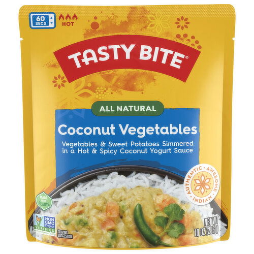 Tasty Bite Coconut Vegetables, Indian, Hot & Spicy