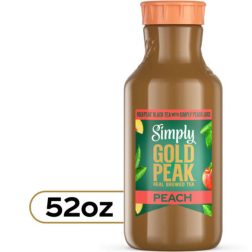 Gold Peak Gold Peak Simply Tea & Peach, Flavored Iced Tea