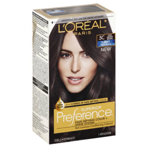 Superior Preference Permanent Color, Cool Medium Brown 5C