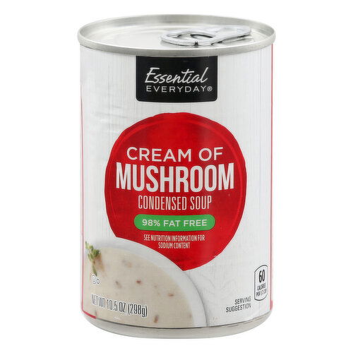 Essential Everyday Condensed Soup, Cream of Mushroom, 98% Fat Free