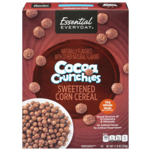 Essential Everyday Cocoa Crunchies Corn Cereal