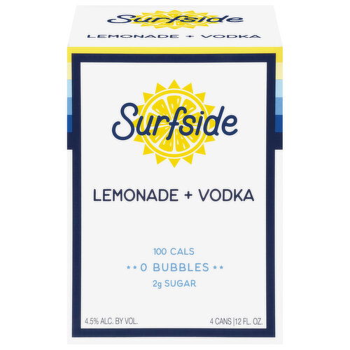 Surfside Lemonade + Vodka