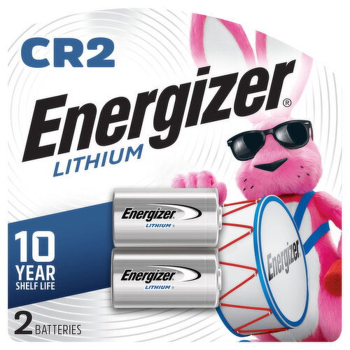 Energizer Batteries, Lithium, CR2, 2 Pack