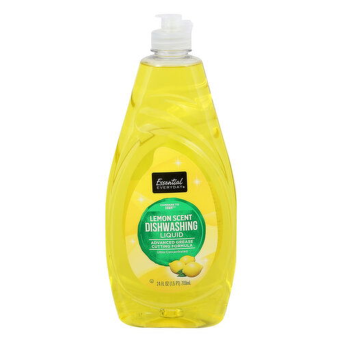 Essential Everyday Dishwashing Liquid, Lemon Scent