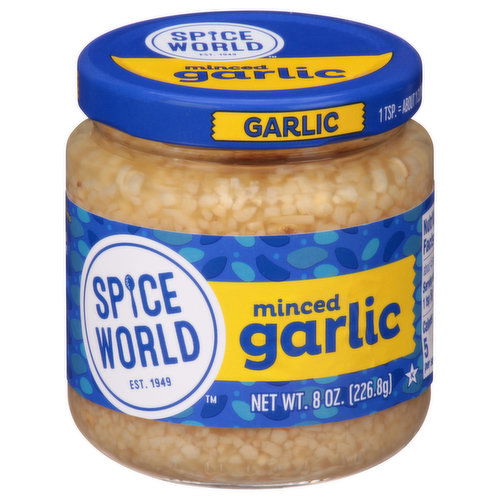 Spice World Garlic, Minced