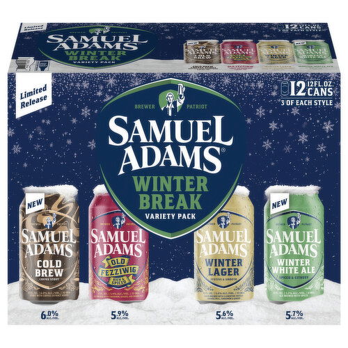 Samuel Adams Winter Break Beer Variety Pack