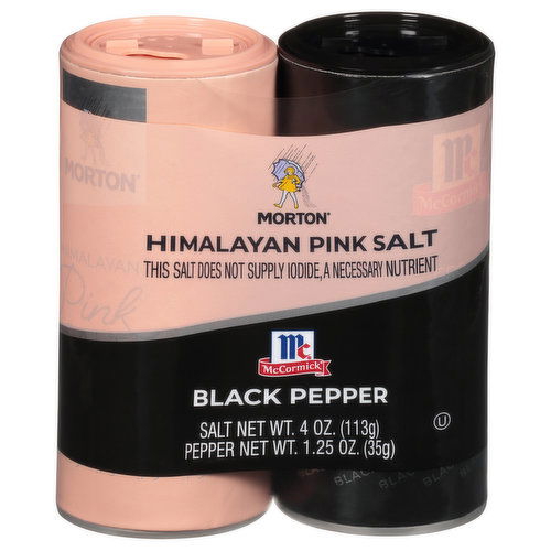 Morton Himalayan Pink Salt & Black Pepper