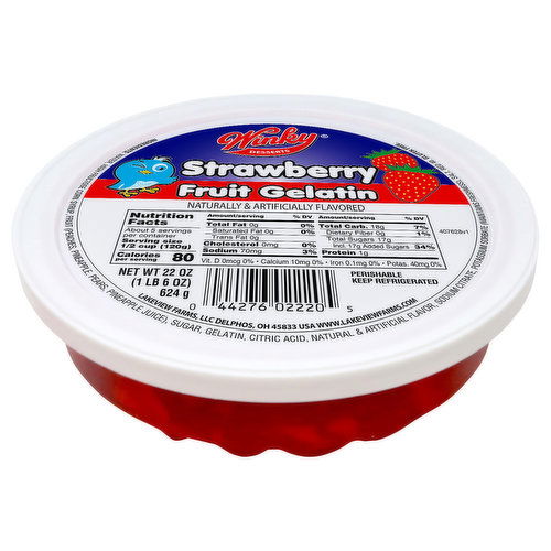 Winky Gelatin, Strawberry Fruit