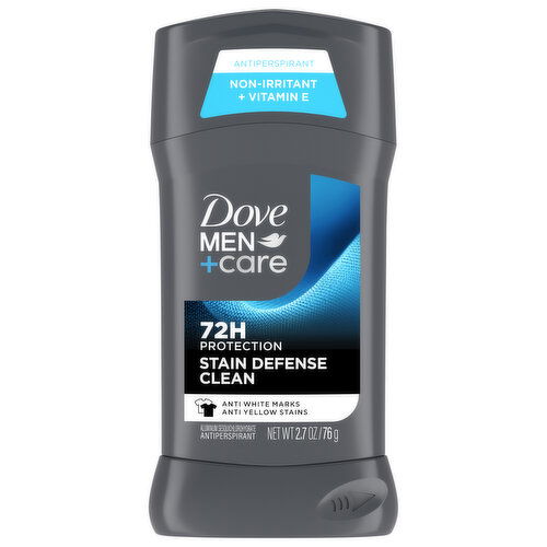 Dove Men+Care Antiperspirant, Stain Defense Clean