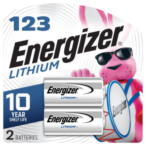 Energizer Batteries, Lithium, 123