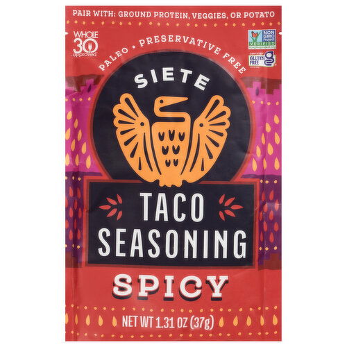 Siete Spicy Taco Seasoning