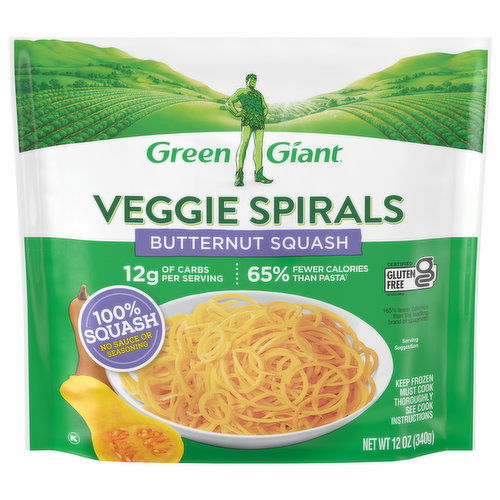 Green Giant Veggie Spirals, Butternut Squash