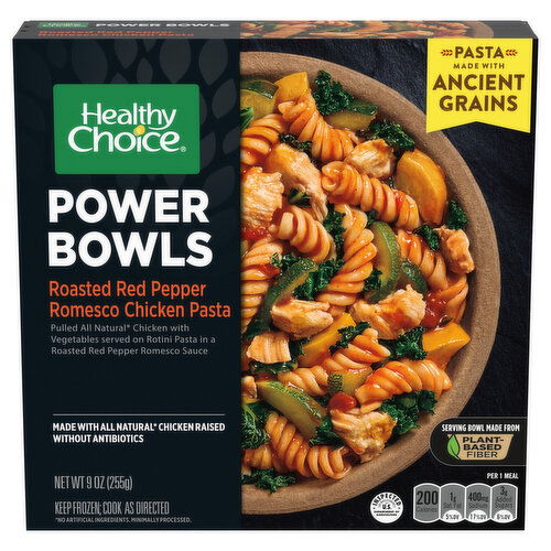 Healthy Choice Power Bowls Pasta, Roasted Red Pepper Romeso Chicken