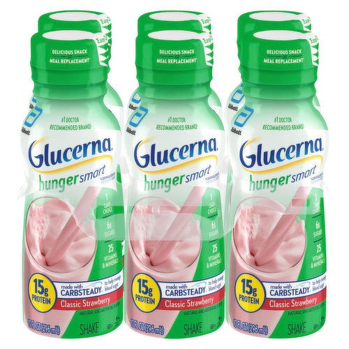 Glucerna Hunger Smart Shake, Classic Strawberry