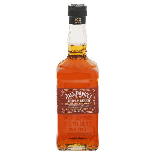 Jack Daniel's Whiskey, Blended Straight, Triple Mash