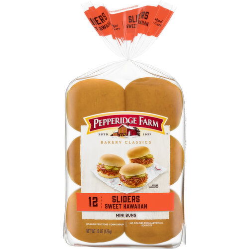 Pepperidge Farm® Bakery Classics Sweet Hawaiian Slider Buns