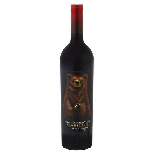 Haraszthy Red Wine, Lodi, Bearitage, 2016